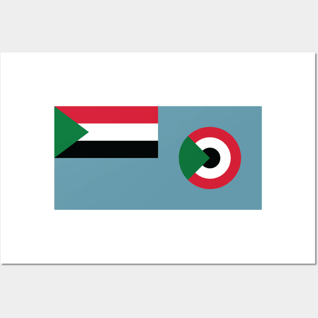 Sudanese Air Force Ensign Wall Art by Wickedcartoons